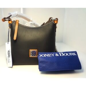 Dooney & Bourke North-South Handbag Black Bag Purse‎ Leather Trim